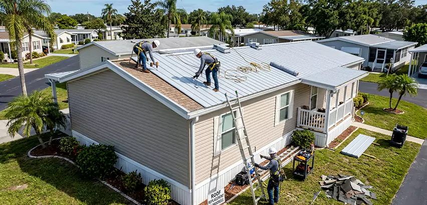 Mobile Home Metal Roof Replacement in Federal Way