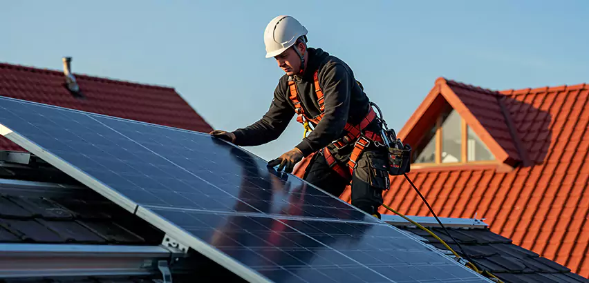 Solar Panels on Steel Roof Installation in Federal Way