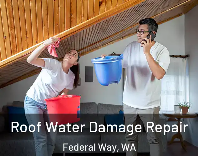  Roof Water Damage Repair Federal Way, WA
