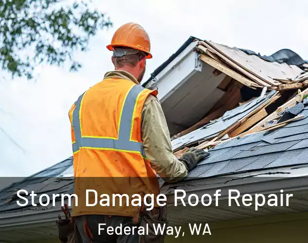  Storm Damage Roof Repair Federal Way, WA